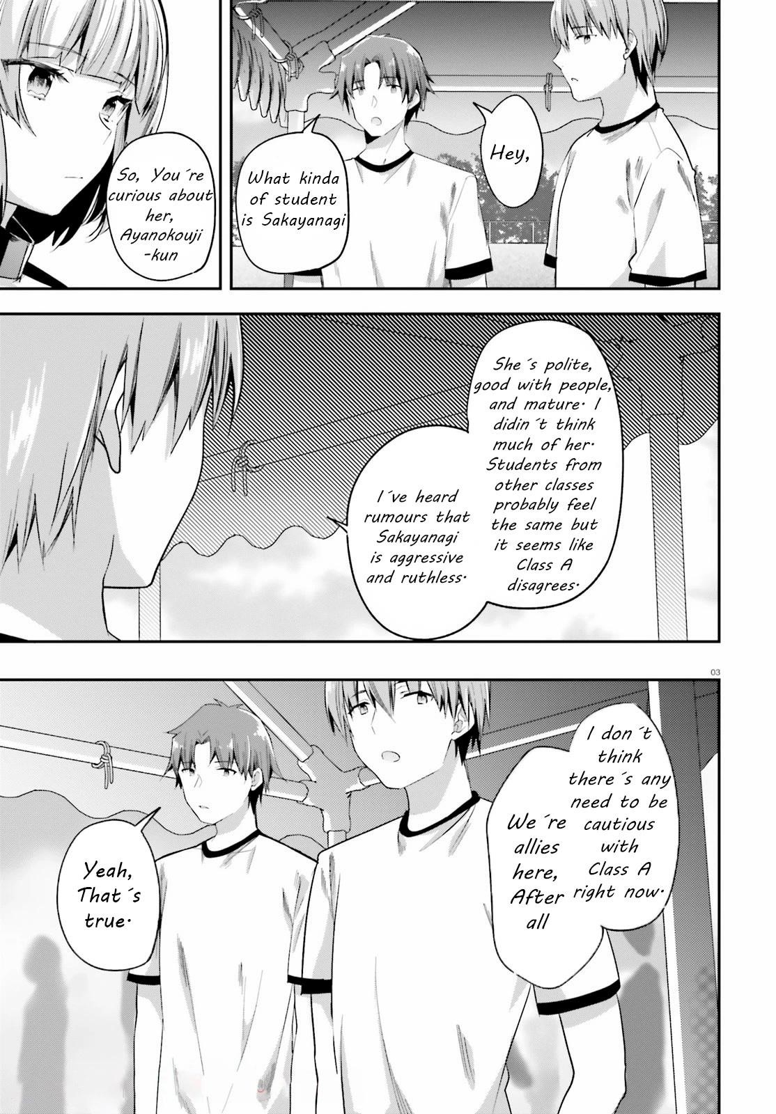 Youkoso Jitsuryoku Shijou Shugi no Kyoushitsu e Chapter 68 - Page 3