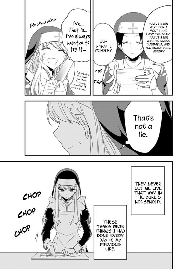 The Banished Villainess! Living The Leisurely Life Of A Nun Making Revolutionary Church Food Chapter 1 - Page 14