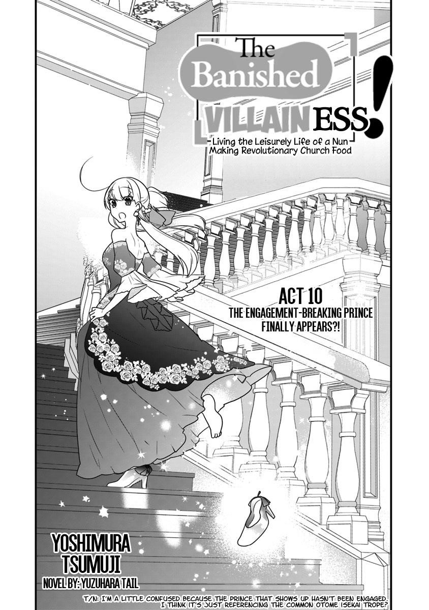 The Banished Villainess! Living The Leisurely Life Of A Nun Making Revolutionary Church Food Chapter 10 - Page 1
