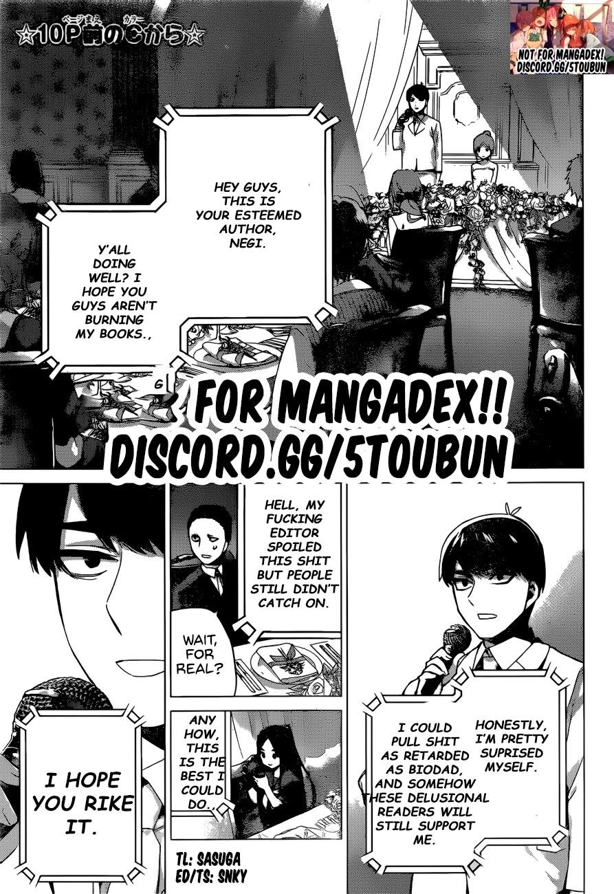 The Quintessential Quintuplets Chapter 122 - Page 1