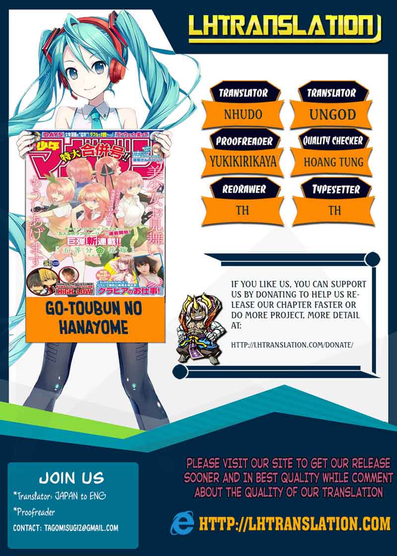 The Quintessential Quintuplets Chapter 19 - Page 1