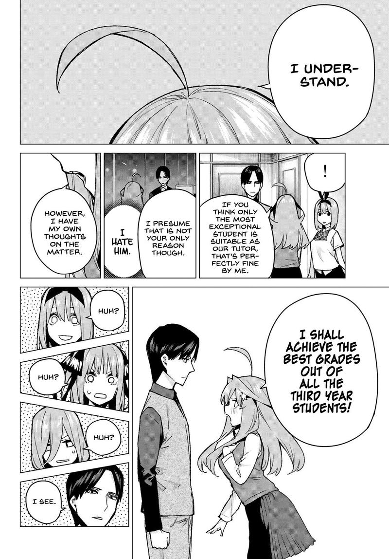 The Quintessential Quintuplets Chapter 73 - Page 14