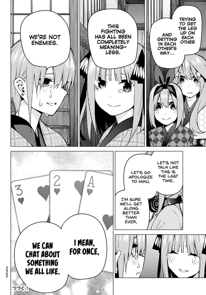 The Quintessential Quintuplets Chapter 85 - Page 20