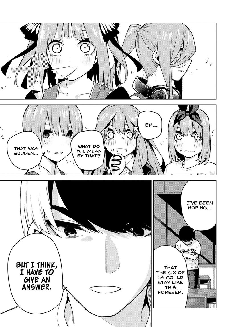 The Quintessential Quintuplets Chapter 99 - Page 17
