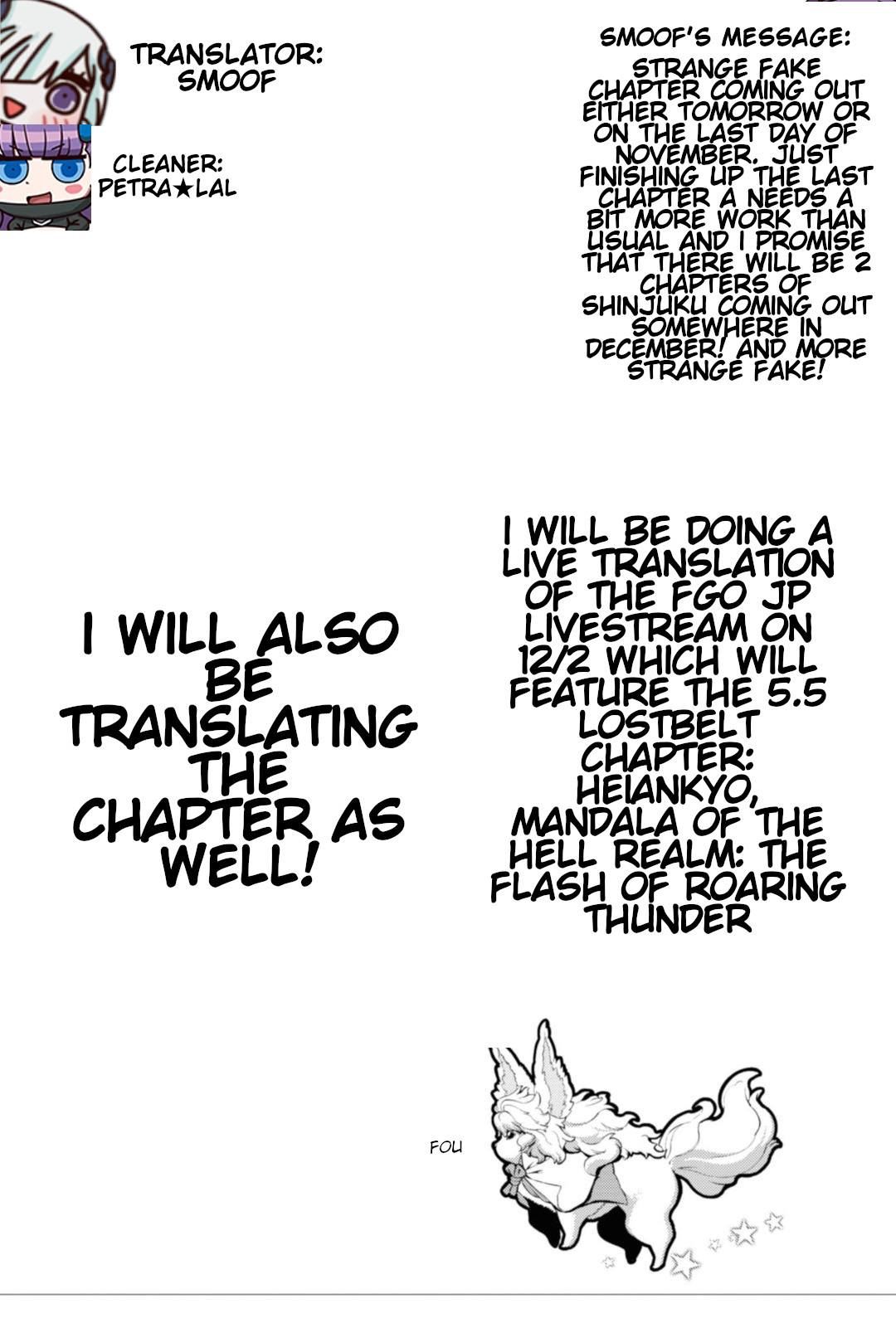 Fate/strange Fake Chapter 15.3 - Page 1