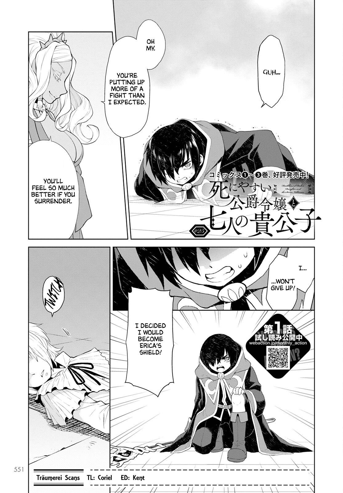 Duke’s Daughter Who is Liable to Die and Seven Nobles Chapter 25 - Page 1