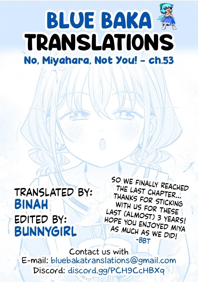 No, Miyahara, Not You! Chapter 53 - Page 18