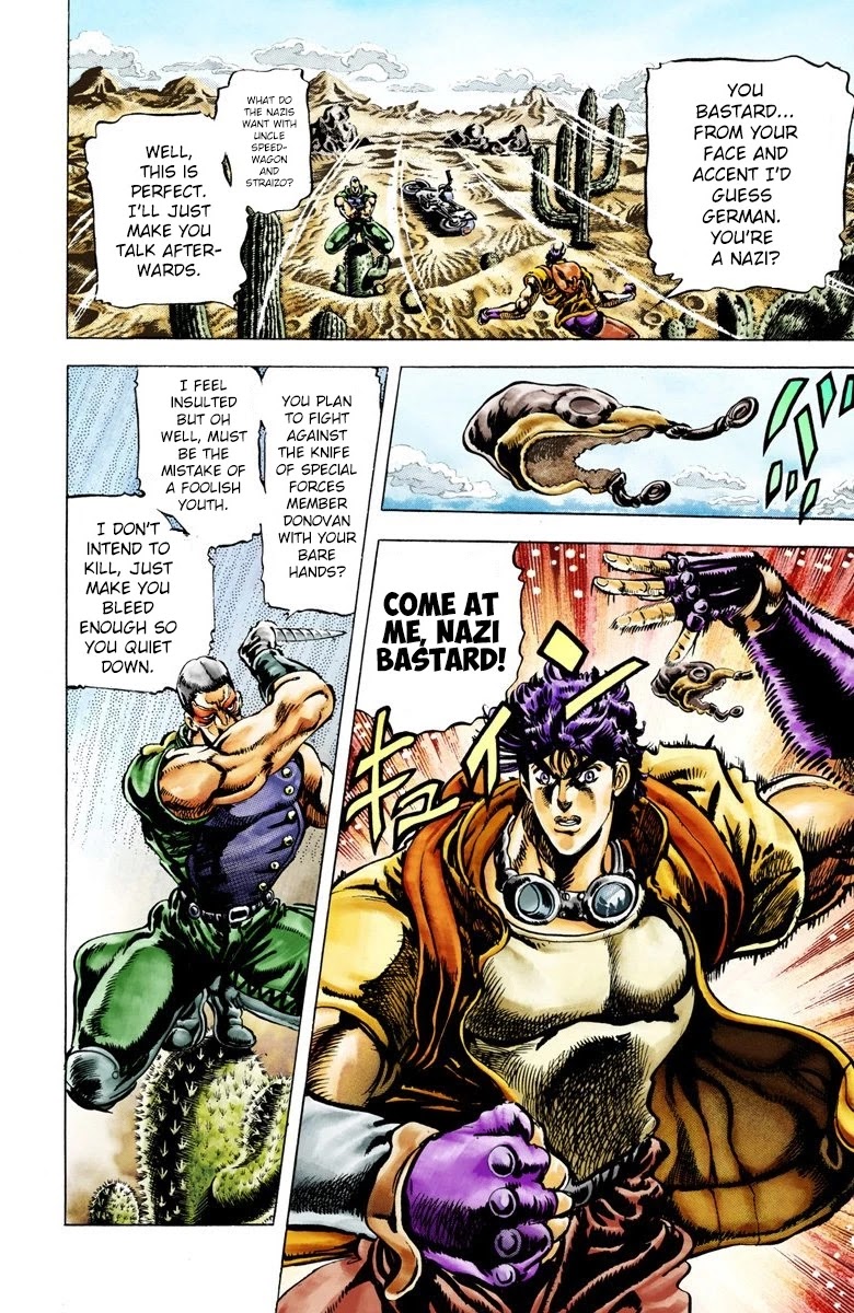 JoJo’s Bizarre Adventure Part 2 – Battle Tendency (Colored) Chapter 11 - Page 9