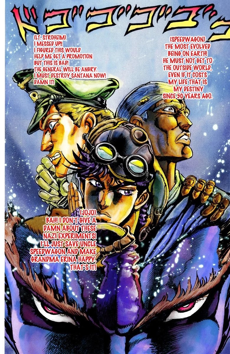JoJo’s Bizarre Adventure Part 2 – Battle Tendency (Colored) Chapter 13 - Page 1
