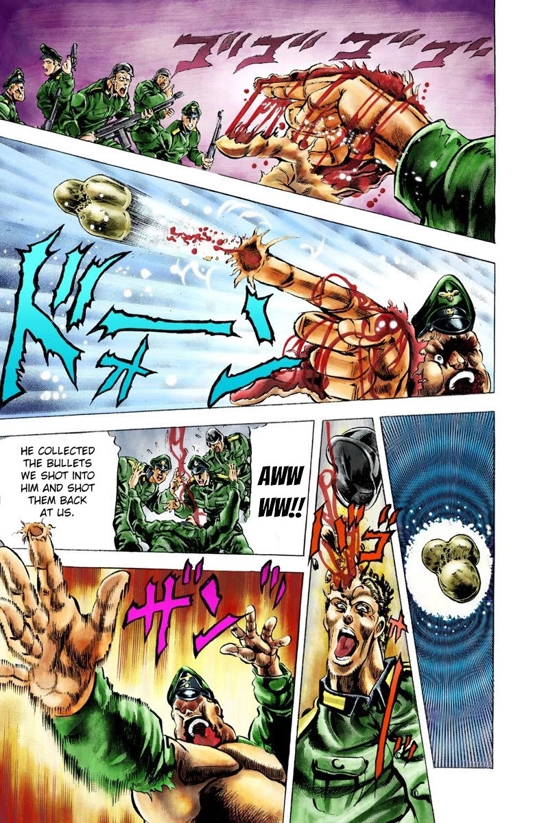JoJo’s Bizarre Adventure Part 2 – Battle Tendency (Colored) Chapter 13 - Page 10
