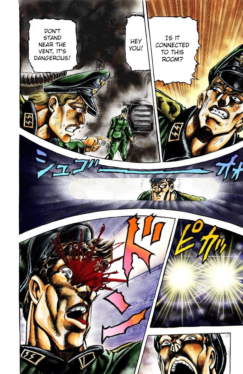 JoJo’s Bizarre Adventure Part 2 – Battle Tendency (Colored) Chapter 13 - Page 3