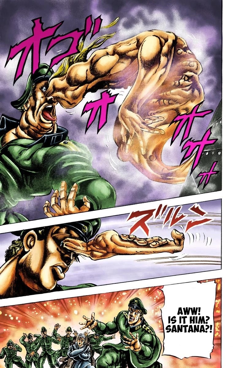 JoJo’s Bizarre Adventure Part 2 – Battle Tendency (Colored) Chapter 13 - Page 4