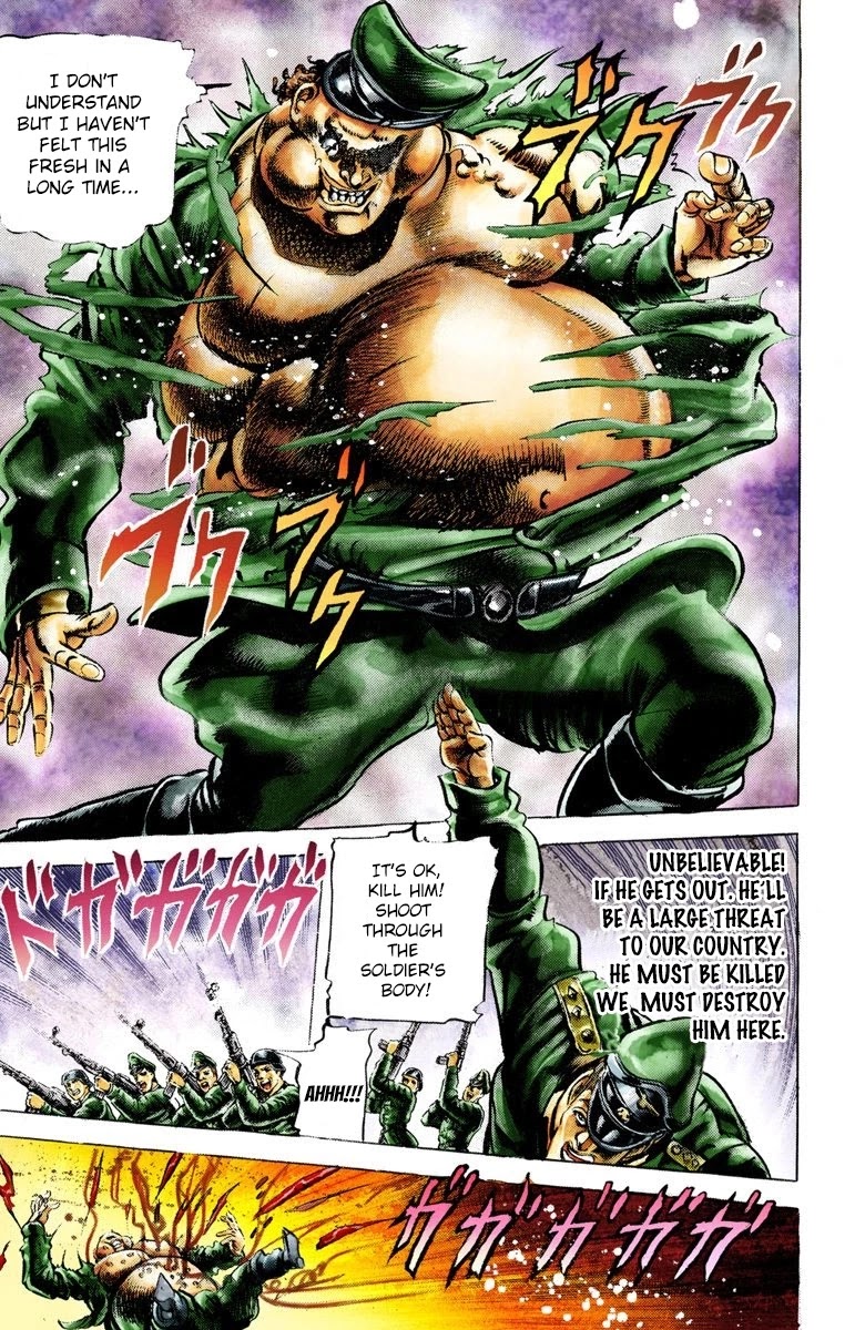 JoJo’s Bizarre Adventure Part 2 – Battle Tendency (Colored) Chapter 13 - Page 6