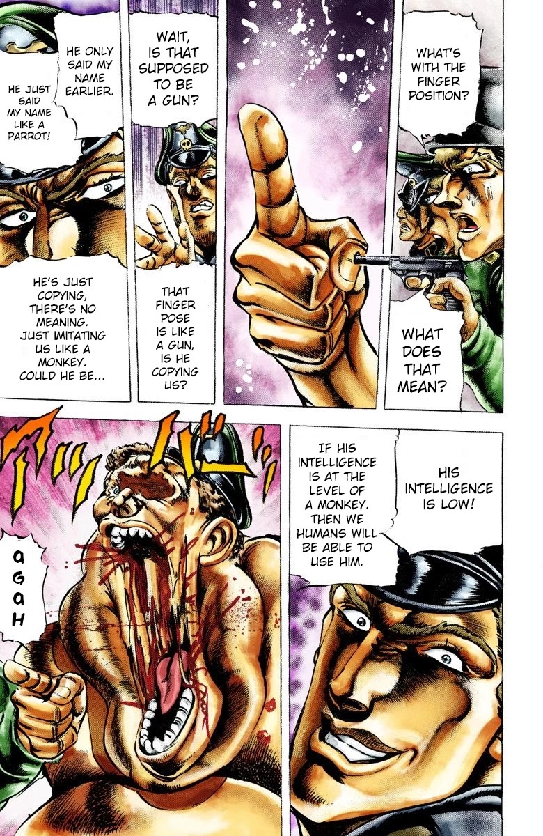 JoJo’s Bizarre Adventure Part 2 – Battle Tendency (Colored) Chapter 13 - Page 8