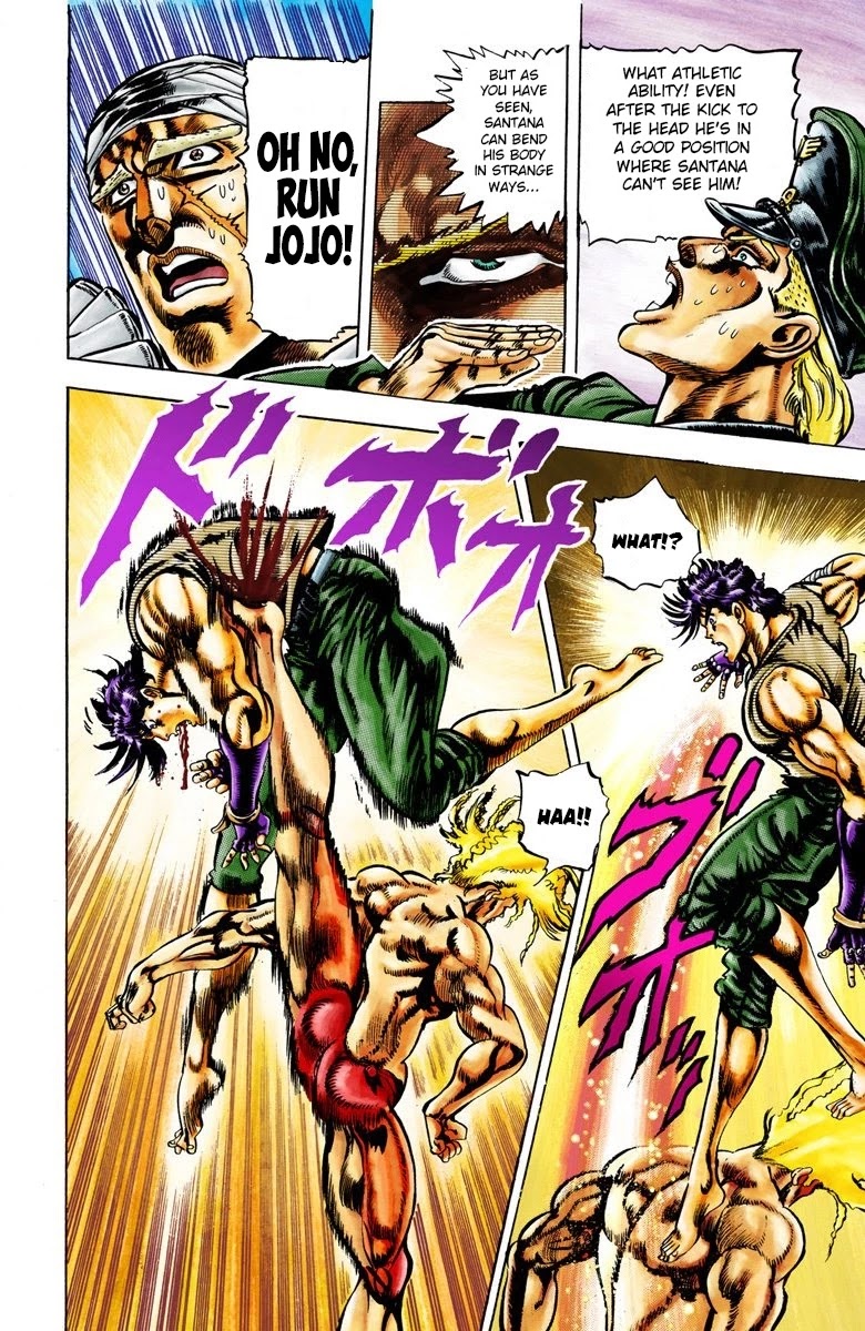 JoJo’s Bizarre Adventure Part 2 – Battle Tendency (Colored) Chapter 15 - Page 11