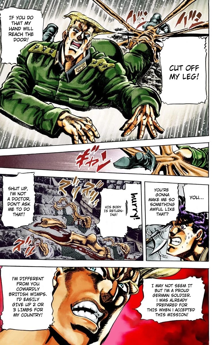 JoJo’s Bizarre Adventure Part 2 – Battle Tendency (Colored) Chapter 16 - Page 15