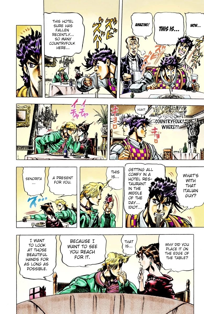 JoJo’s Bizarre Adventure Part 2 – Battle Tendency (Colored) Chapter 18 - Page 10
