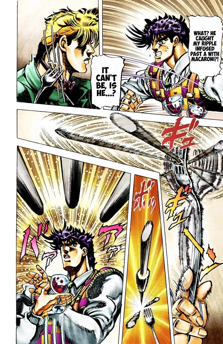 JoJo’s Bizarre Adventure Part 2 – Battle Tendency (Colored) Chapter 18 - Page 14