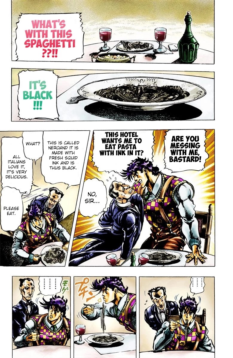 JoJo’s Bizarre Adventure Part 2 – Battle Tendency (Colored) Chapter 18 - Page 9