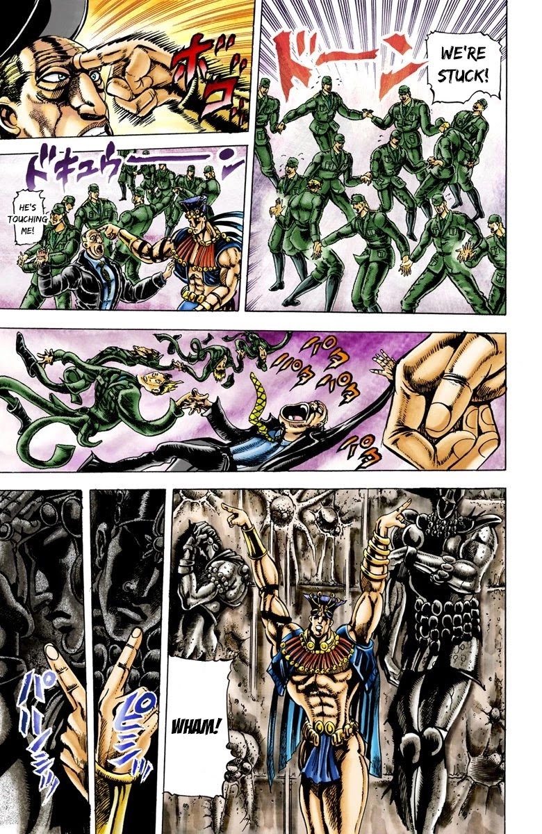 JoJo’s Bizarre Adventure Part 2 – Battle Tendency (Colored) Chapter 20 - Page 12