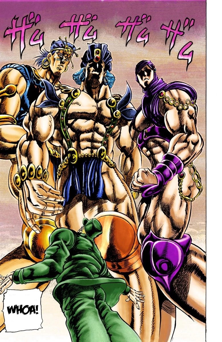 JoJo’s Bizarre Adventure Part 2 – Battle Tendency (Colored) Chapter 21 - Page 14