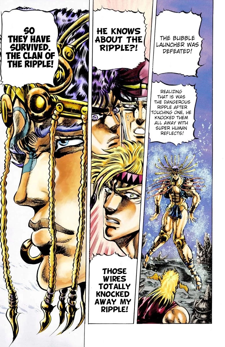 JoJo’s Bizarre Adventure Part 2 – Battle Tendency (Colored) Chapter 22 - Page 14