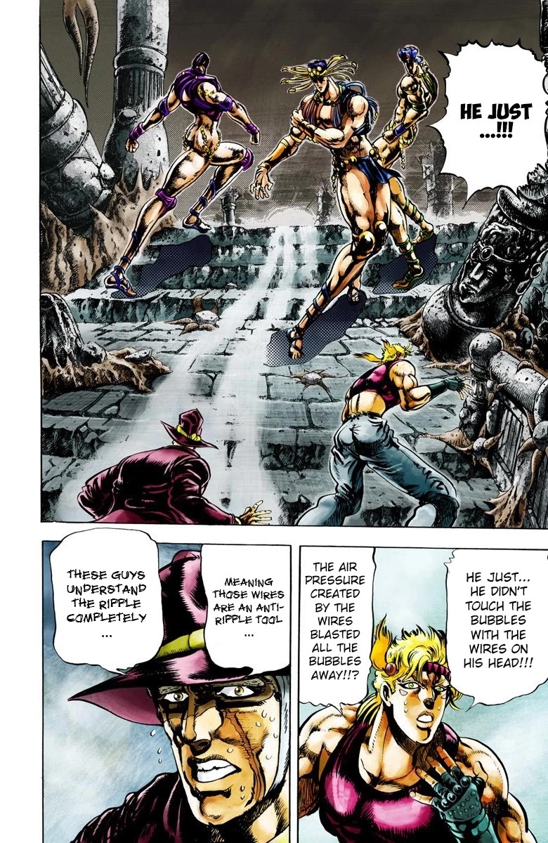 JoJo’s Bizarre Adventure Part 2 – Battle Tendency (Colored) Chapter 23 - Page 2