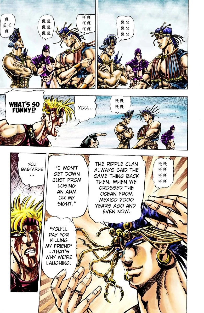 JoJo’s Bizarre Adventure Part 2 – Battle Tendency (Colored) Chapter 23 - Page 9