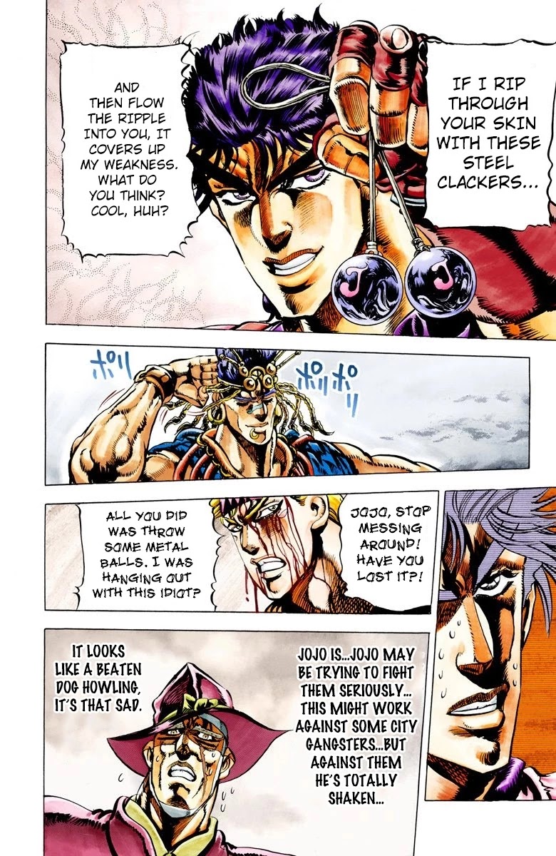 JoJo’s Bizarre Adventure Part 2 – Battle Tendency (Colored) Chapter 24 - Page 3