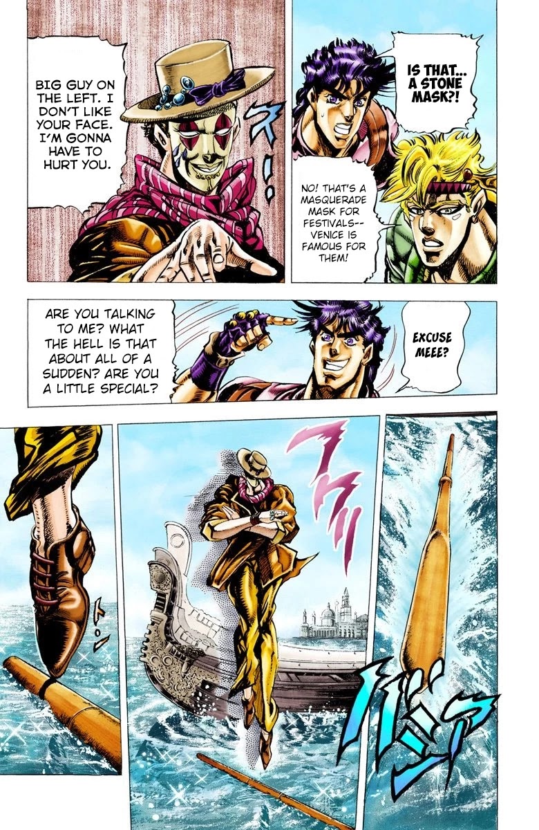JoJo’s Bizarre Adventure Part 2 – Battle Tendency (Colored) Chapter 27 - Page 13