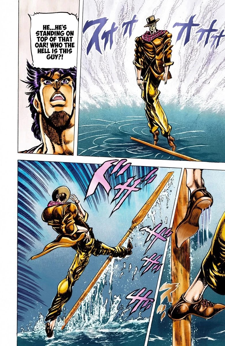 JoJo’s Bizarre Adventure Part 2 – Battle Tendency (Colored) Chapter 27 - Page 14