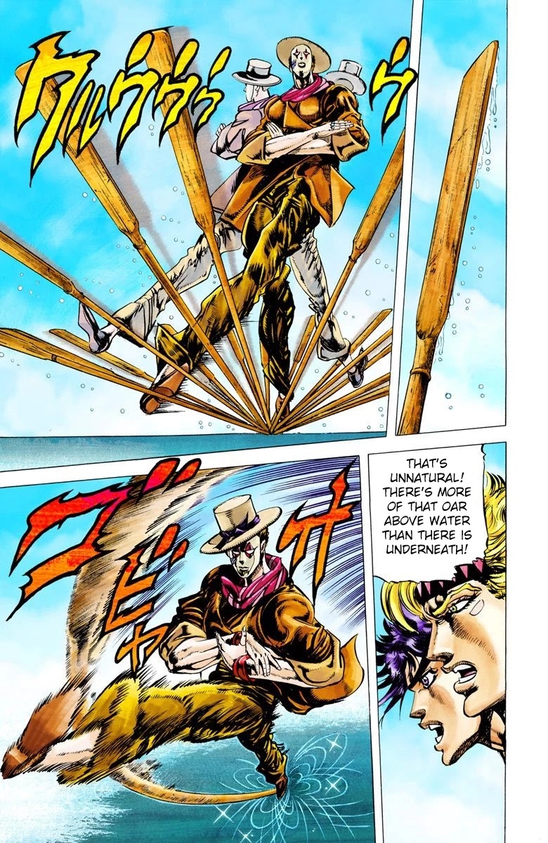 JoJo’s Bizarre Adventure Part 2 – Battle Tendency (Colored) Chapter 27 - Page 15