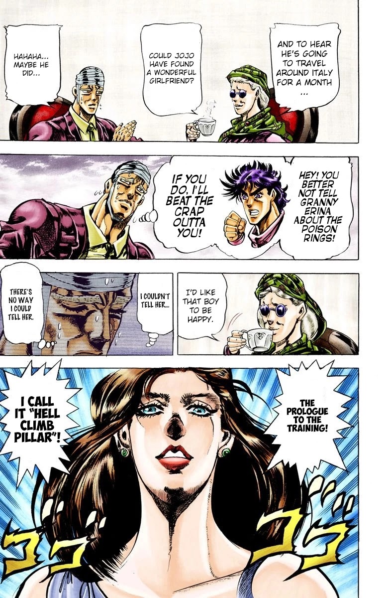 JoJo’s Bizarre Adventure Part 2 – Battle Tendency (Colored) Chapter 28 - Page 14