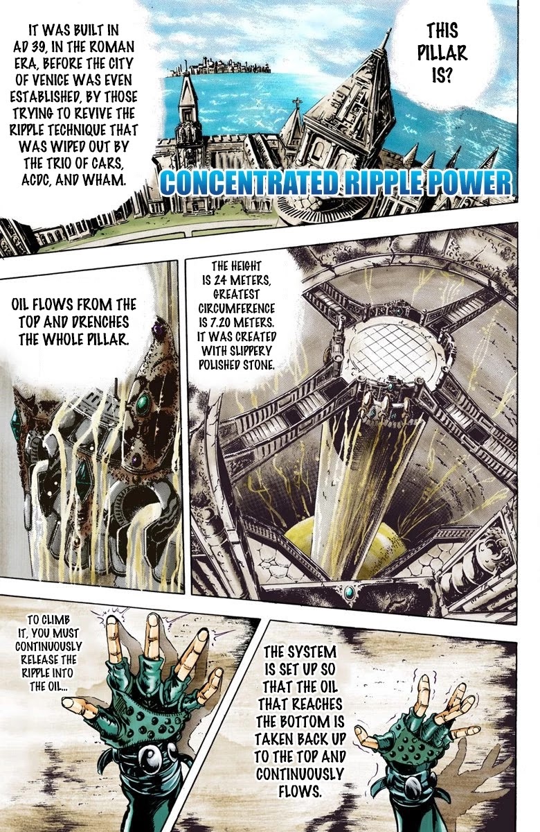 JoJo’s Bizarre Adventure Part 2 – Battle Tendency (Colored) Chapter 29 - Page 1