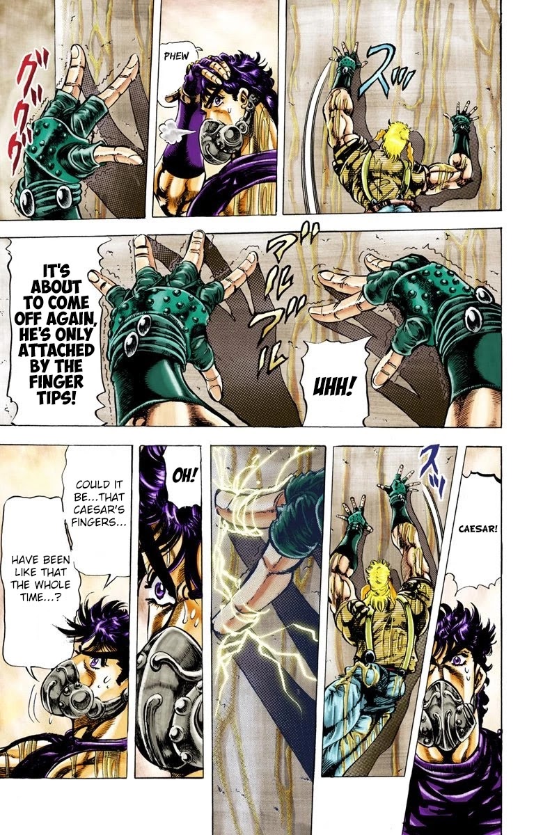 JoJo’s Bizarre Adventure Part 2 – Battle Tendency (Colored) Chapter 29 - Page 11