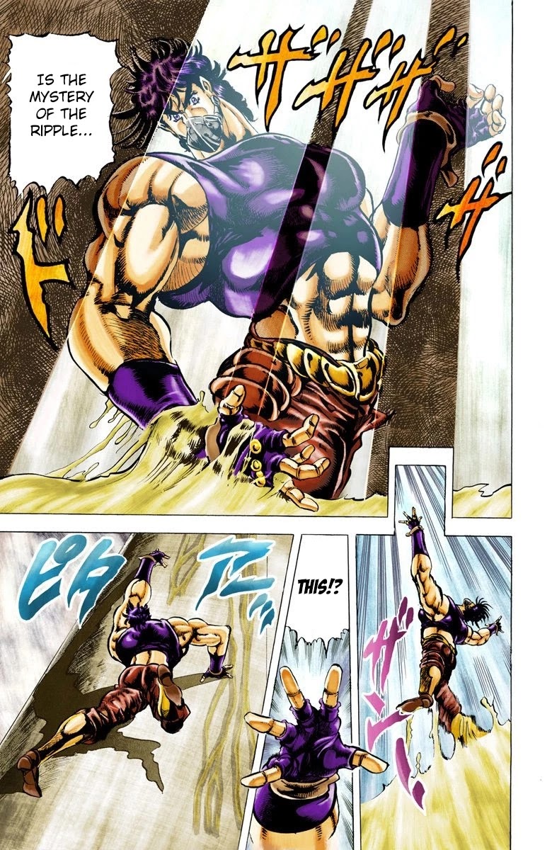 JoJo’s Bizarre Adventure Part 2 – Battle Tendency (Colored) Chapter 29 - Page 13