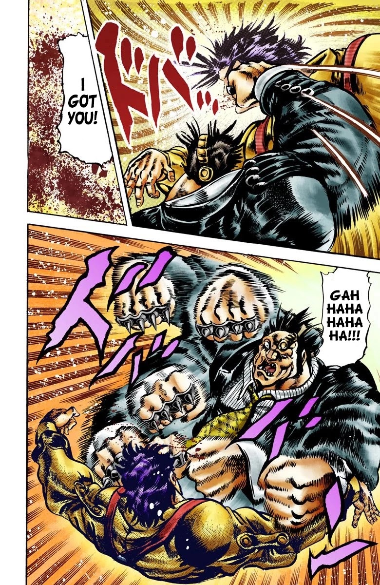 JoJo’s Bizarre Adventure Part 2 – Battle Tendency (Colored) Chapter 3 - Page 15