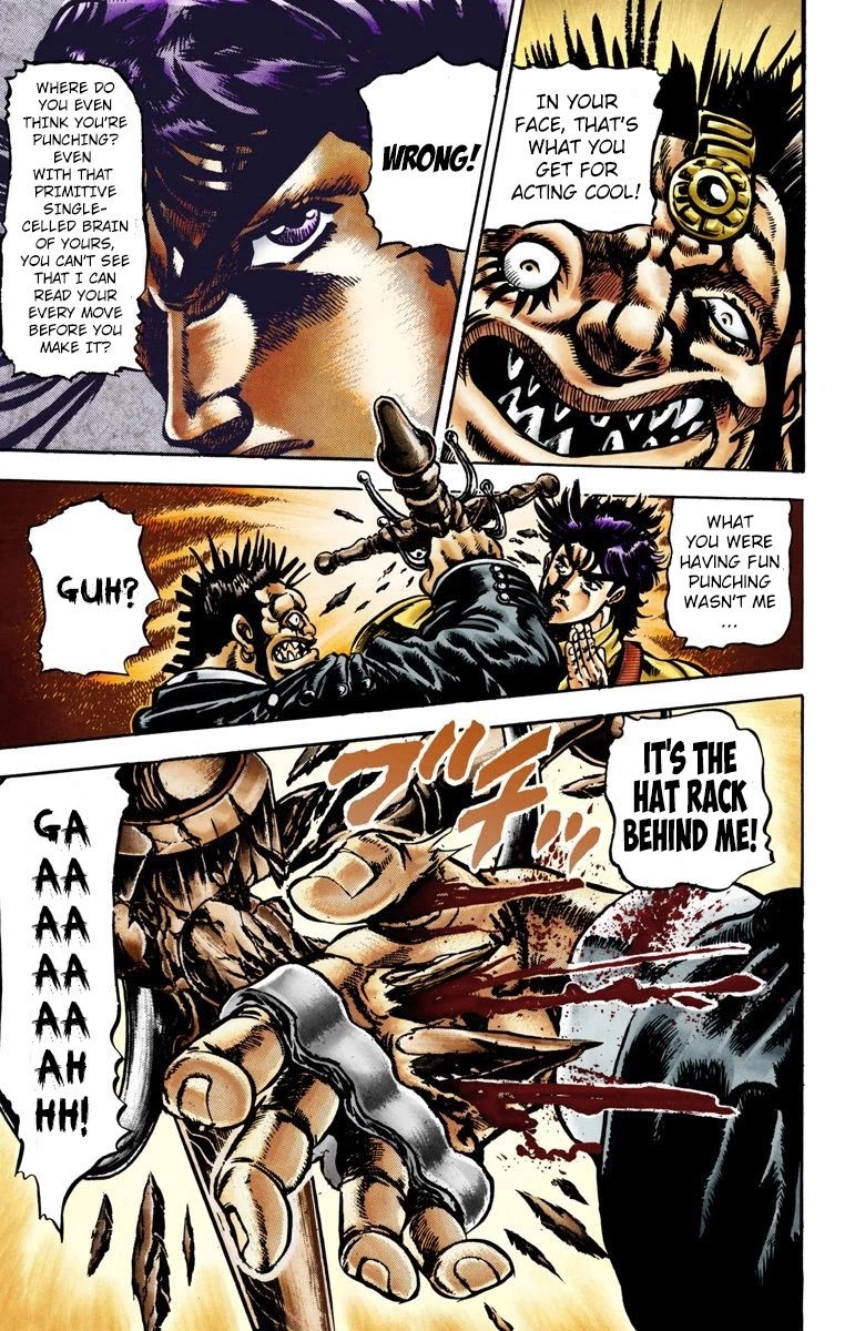 JoJo’s Bizarre Adventure Part 2 – Battle Tendency (Colored) Chapter 3 - Page 16