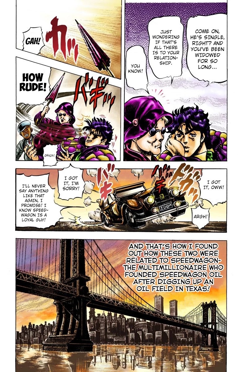 JoJo’s Bizarre Adventure Part 2 – Battle Tendency (Colored) Chapter 3 - Page 5