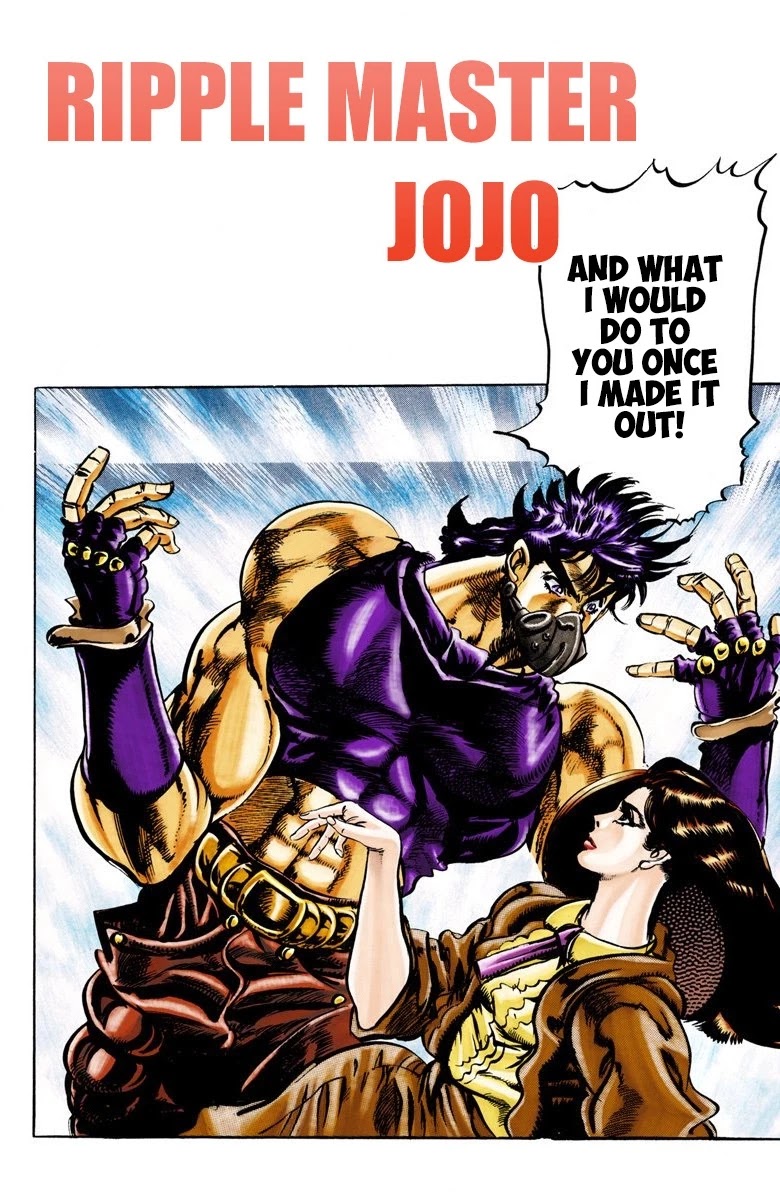 JoJo’s Bizarre Adventure Part 2 – Battle Tendency (Colored) Chapter 31 - Page 1