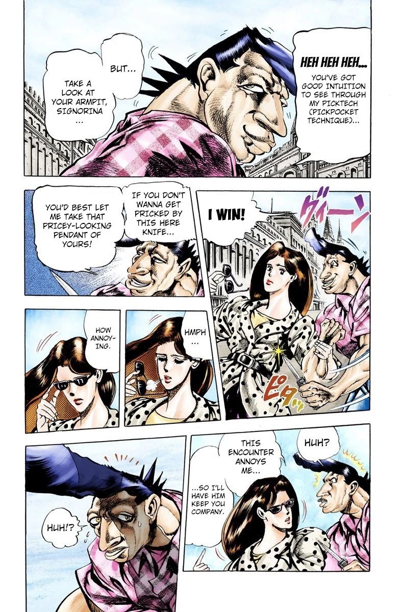 JoJo’s Bizarre Adventure Part 2 – Battle Tendency (Colored) Chapter 31 - Page 11