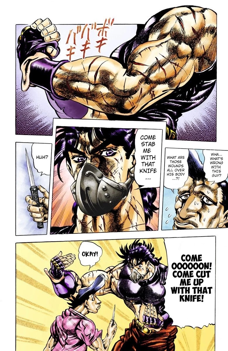 JoJo’s Bizarre Adventure Part 2 – Battle Tendency (Colored) Chapter 31 - Page 13