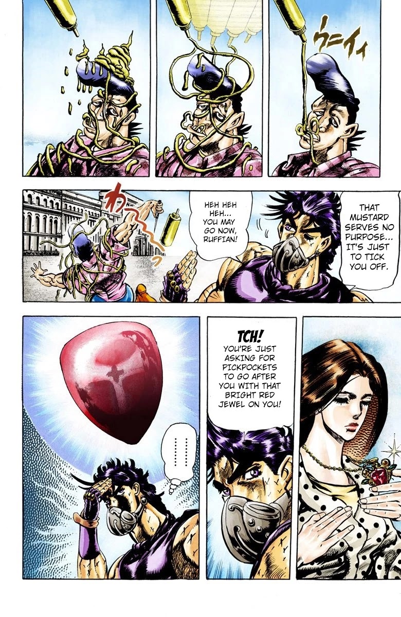 JoJo’s Bizarre Adventure Part 2 – Battle Tendency (Colored) Chapter 31 - Page 15