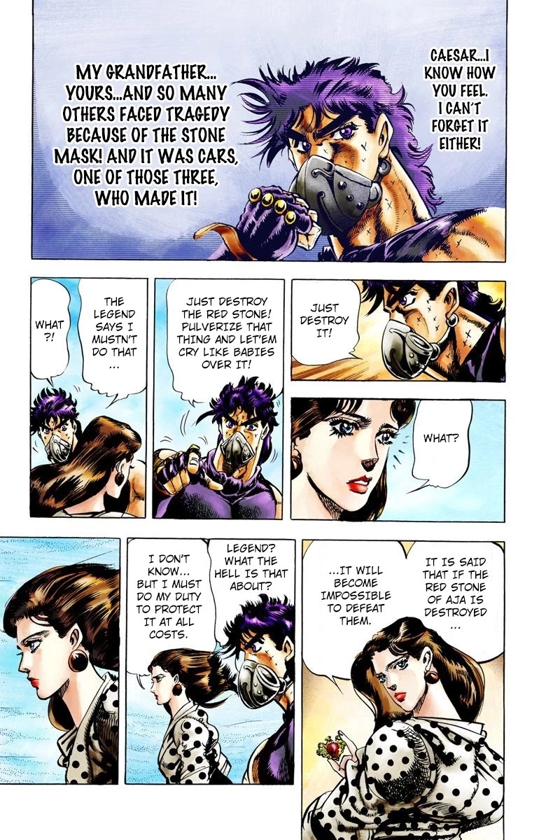 JoJo’s Bizarre Adventure Part 2 – Battle Tendency (Colored) Chapter 32 - Page 11