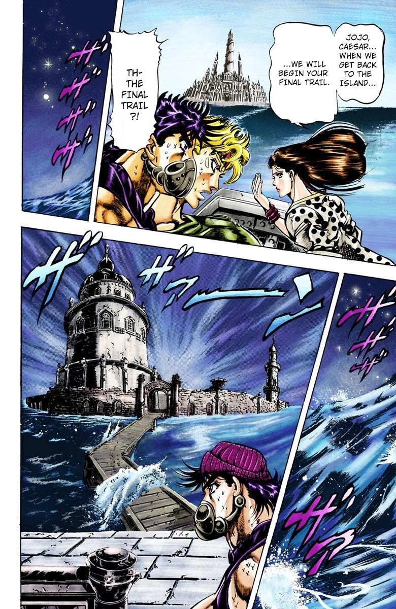 JoJo’s Bizarre Adventure Part 2 – Battle Tendency (Colored) Chapter 32 - Page 12