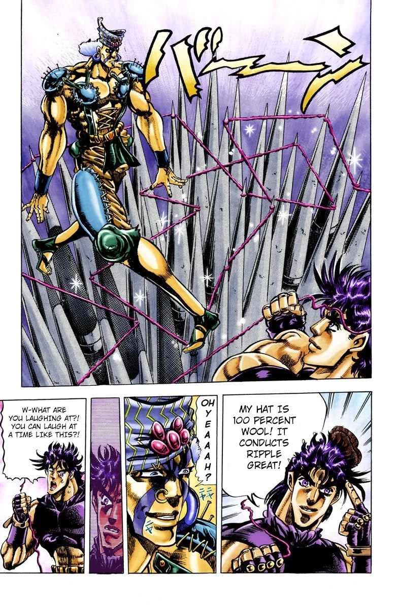 JoJo’s Bizarre Adventure Part 2 – Battle Tendency (Colored) Chapter 35 - Page 16