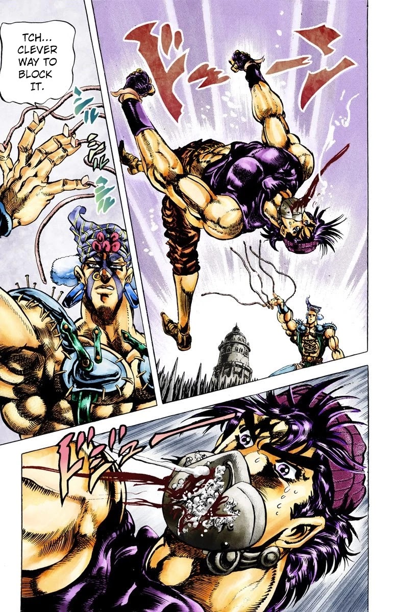 JoJo’s Bizarre Adventure Part 2 – Battle Tendency (Colored) Chapter 35 - Page 6