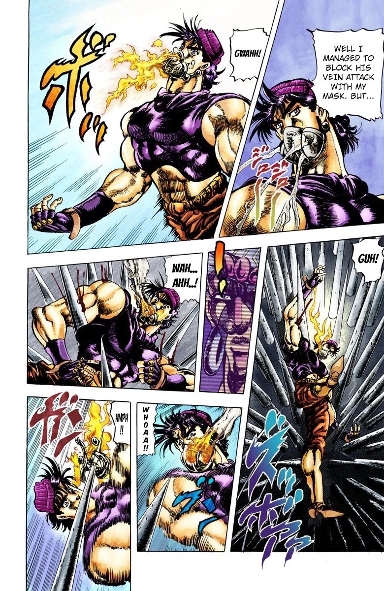 JoJo’s Bizarre Adventure Part 2 – Battle Tendency (Colored) Chapter 35 - Page 7