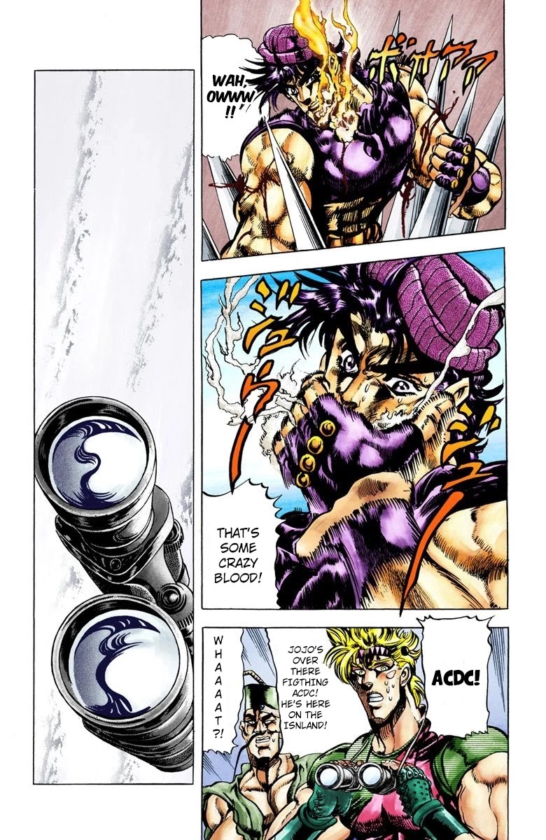 JoJo’s Bizarre Adventure Part 2 – Battle Tendency (Colored) Chapter 35 - Page 8