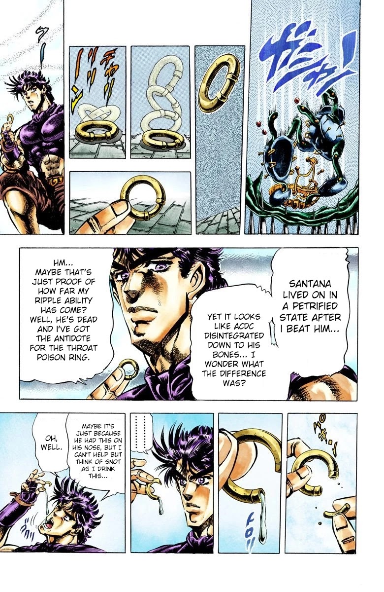 JoJo’s Bizarre Adventure Part 2 – Battle Tendency (Colored) Chapter 36 - Page 14